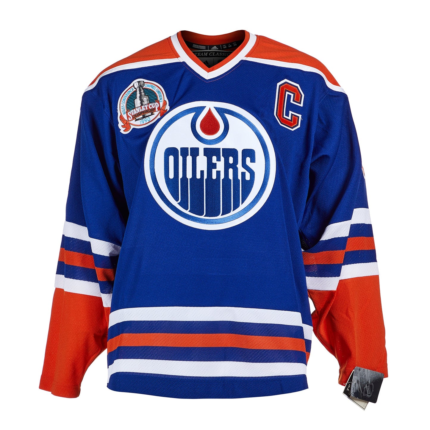Mark Messier Signed Edmonton Oilers Team Classic Jersey with Cup Notes