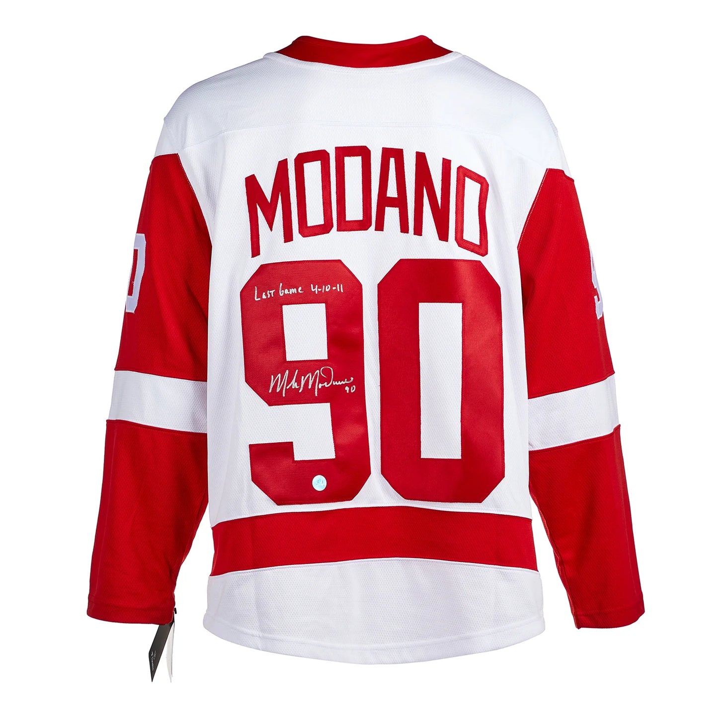 Mike Modano Detroit Red Wings Signed & Dated Last Game Fanatics Jersey