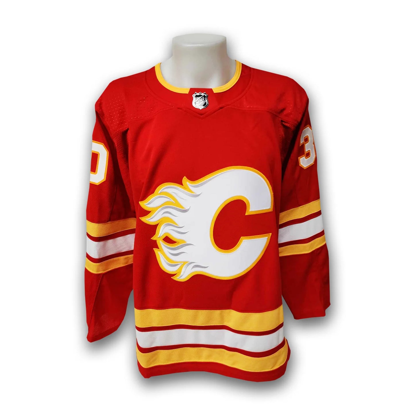 Mike Vernon Autographed Calgary Flames Adidas Jersey
