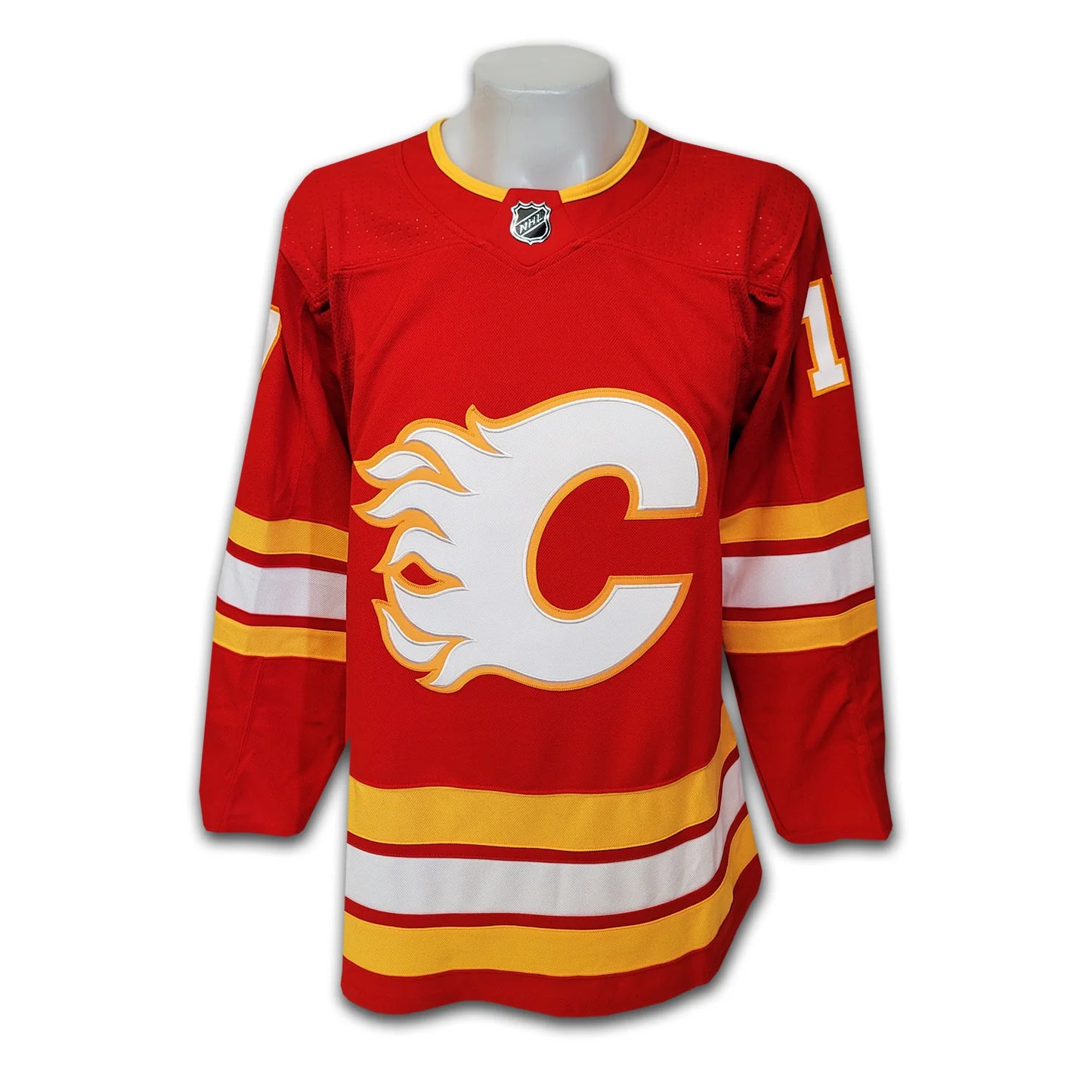 Milan Lucic Autographed Calgary Flames Red Home Adidas Jersey