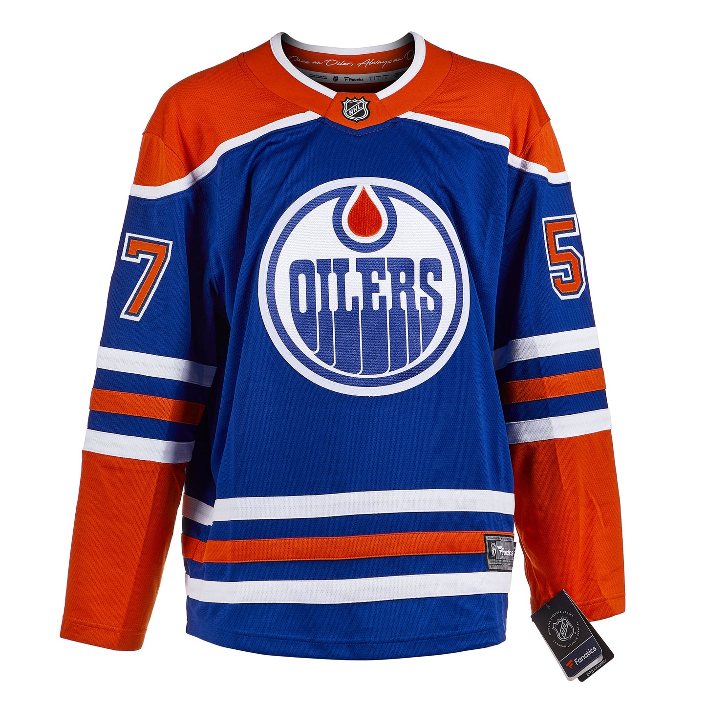 David Perron Edmonton Oilers Autographed Fanatics Jersey
