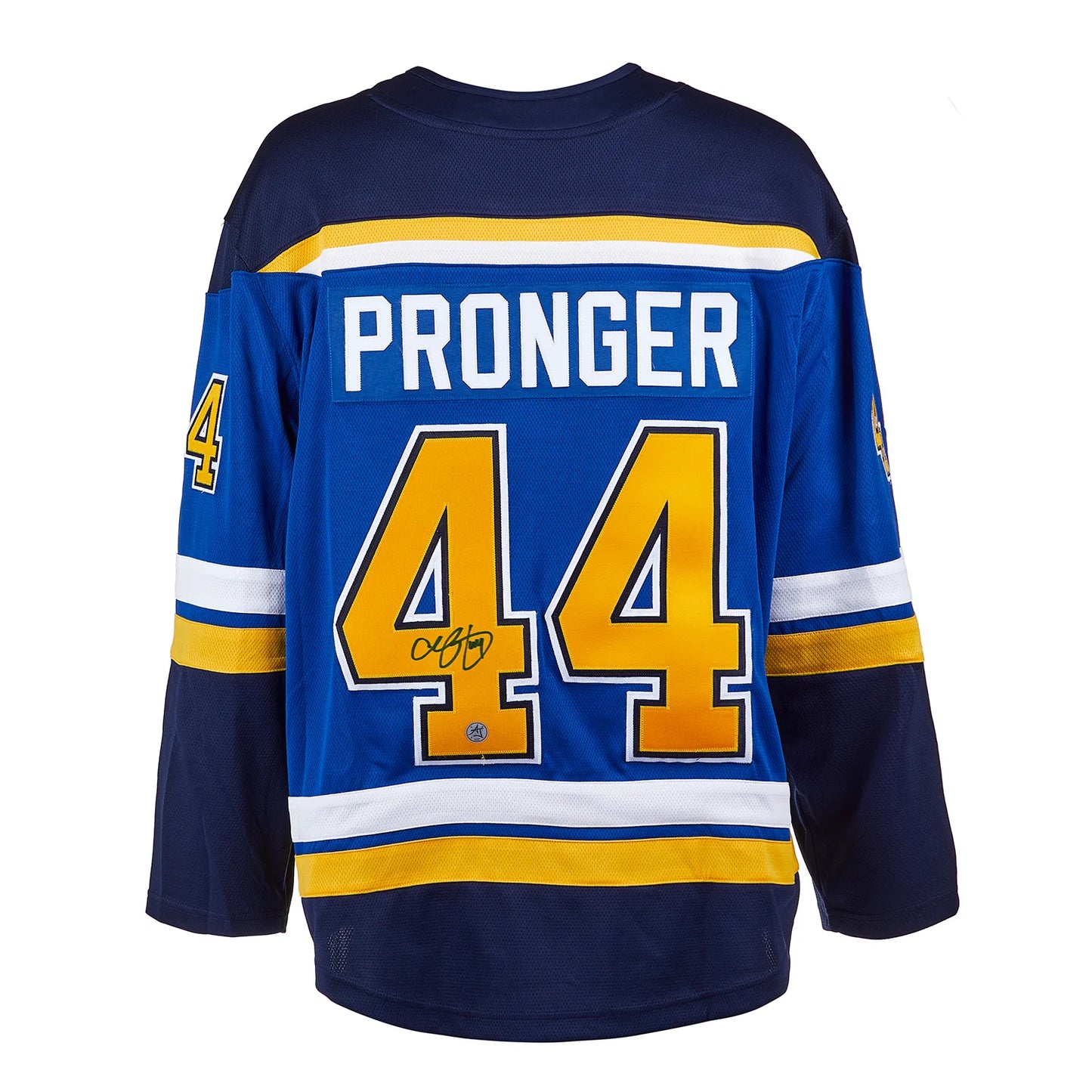 Chris Pronger Autographed St Louis Blues Fanatics Jersey
