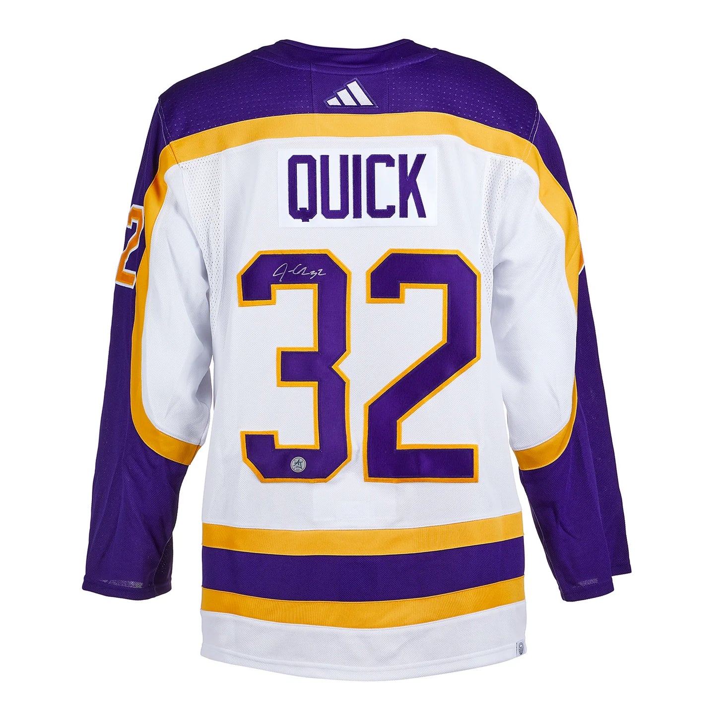 Jonathan Quick Signed Los Angeles Kings Reverse Retro 2.0 adidas Jersey