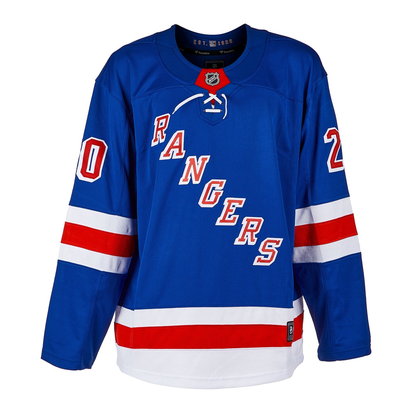Luc Robitaille Autographed New York Rangers Fanatics Jersey