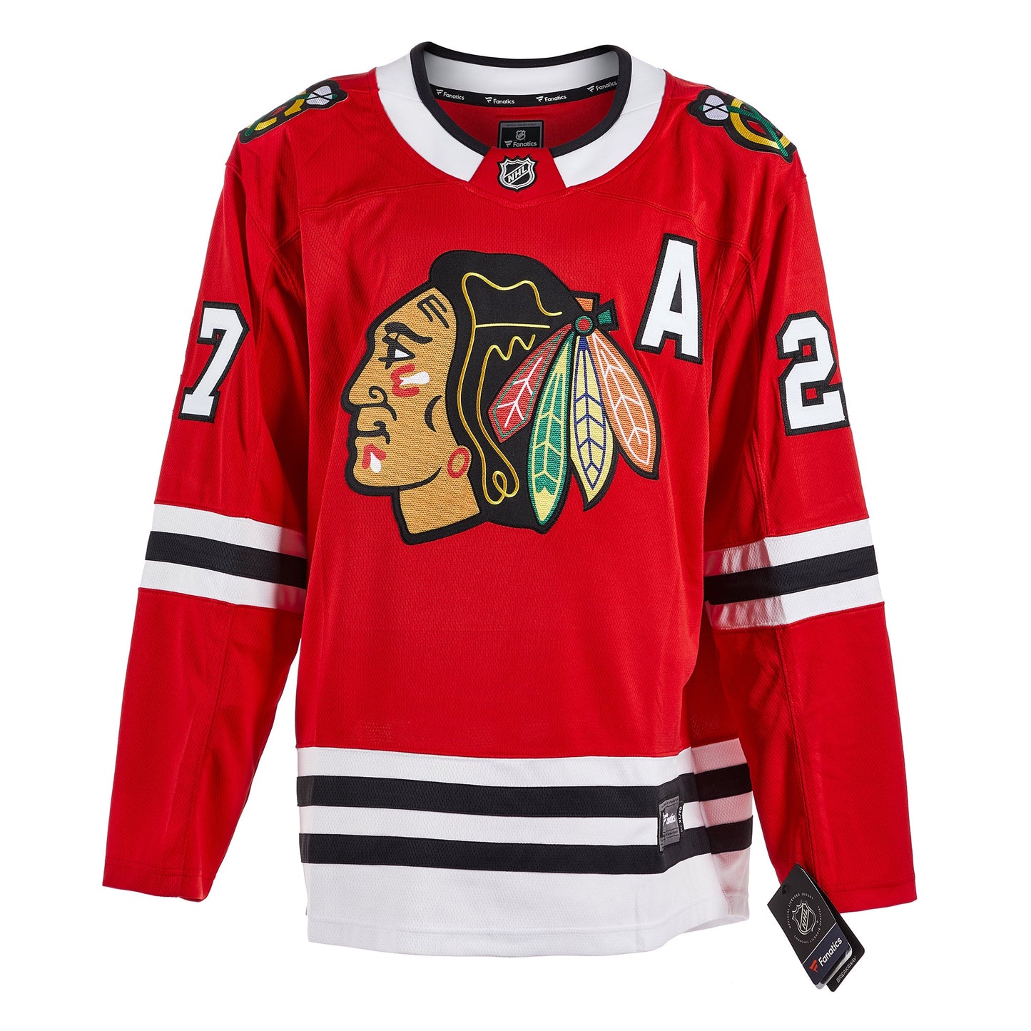 Jeremy Roenick Signed Chicago Blackhawks Fanatics Jersey with Goals Note
