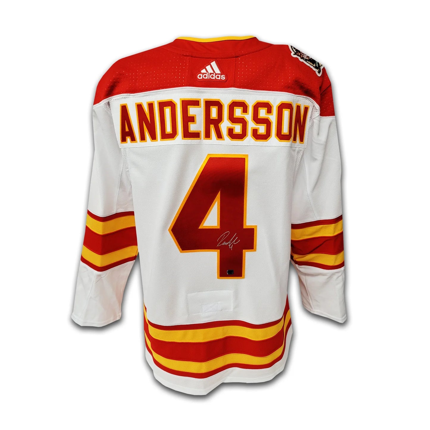 Rasmus Andersson Calgary Flames Away Adidas Jersey