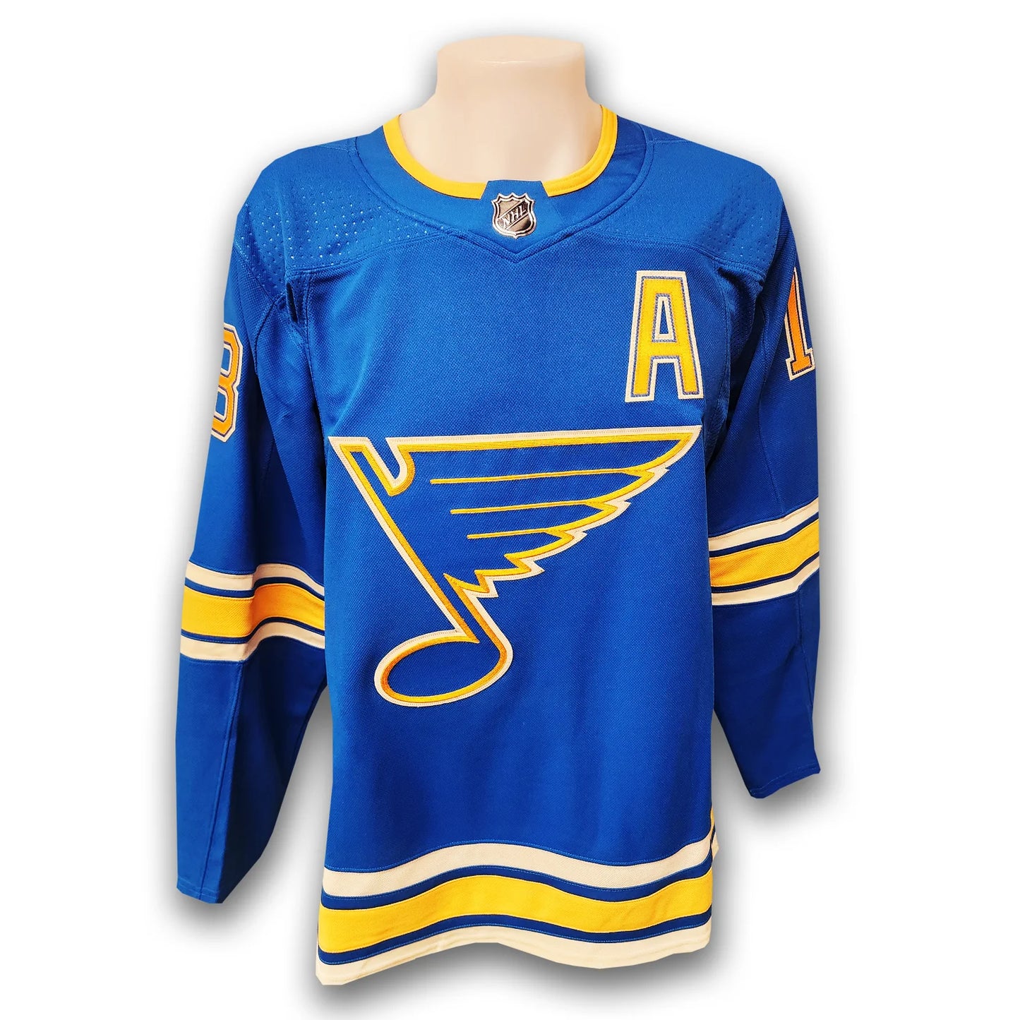Robert Thomas Autographed St. Louis Blues Alternate Adidas Jersey