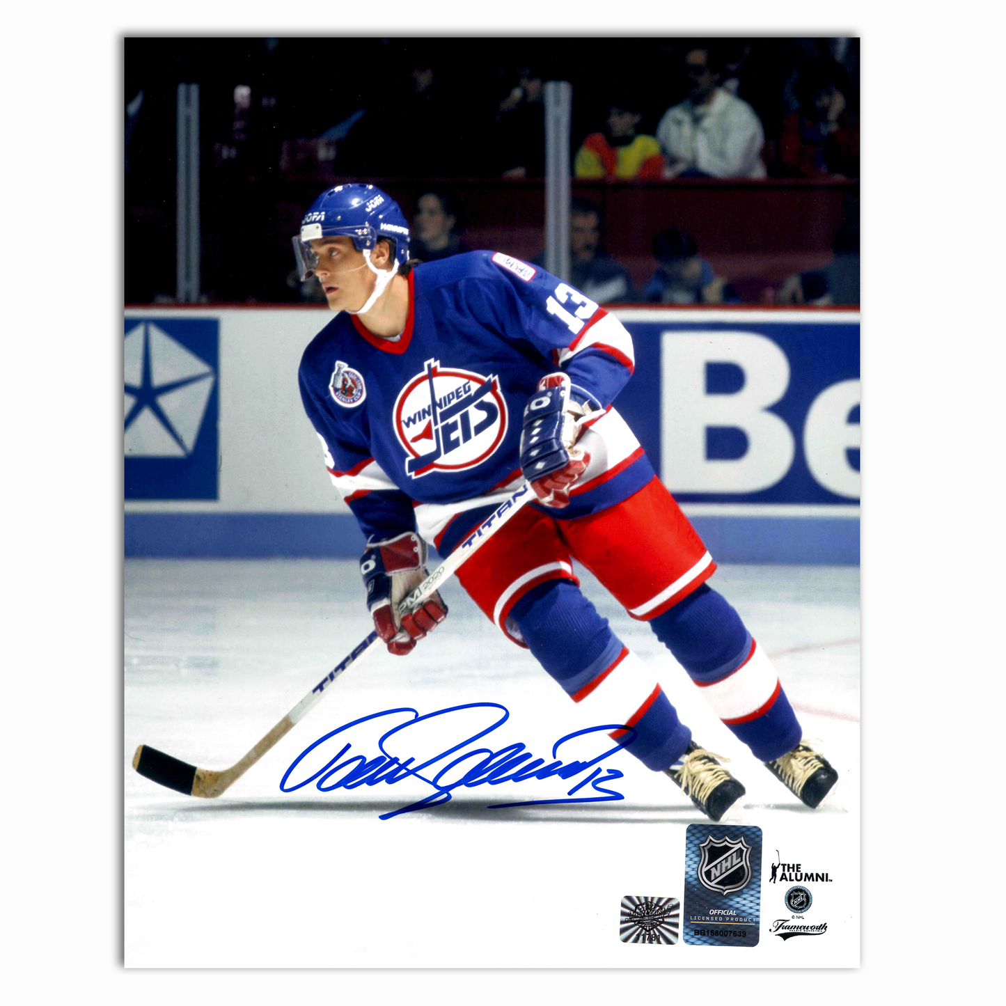 Teemu Selanne Autographed Winnipeg Jets 8x10 Photo