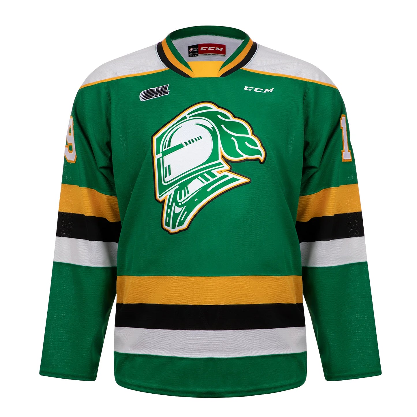 Brendan Shanahan Autographed London Knights Green CCM CHL Jersey