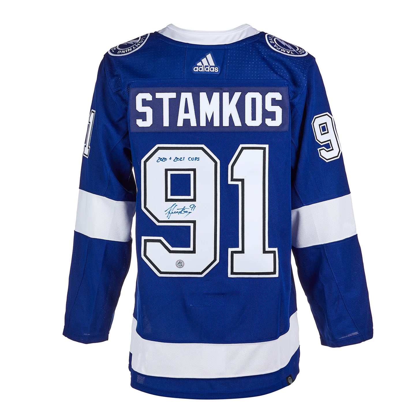 Steven Stamkos Signed Tampa Bay Lightning 2021 Stanley Cup adidas Jersey