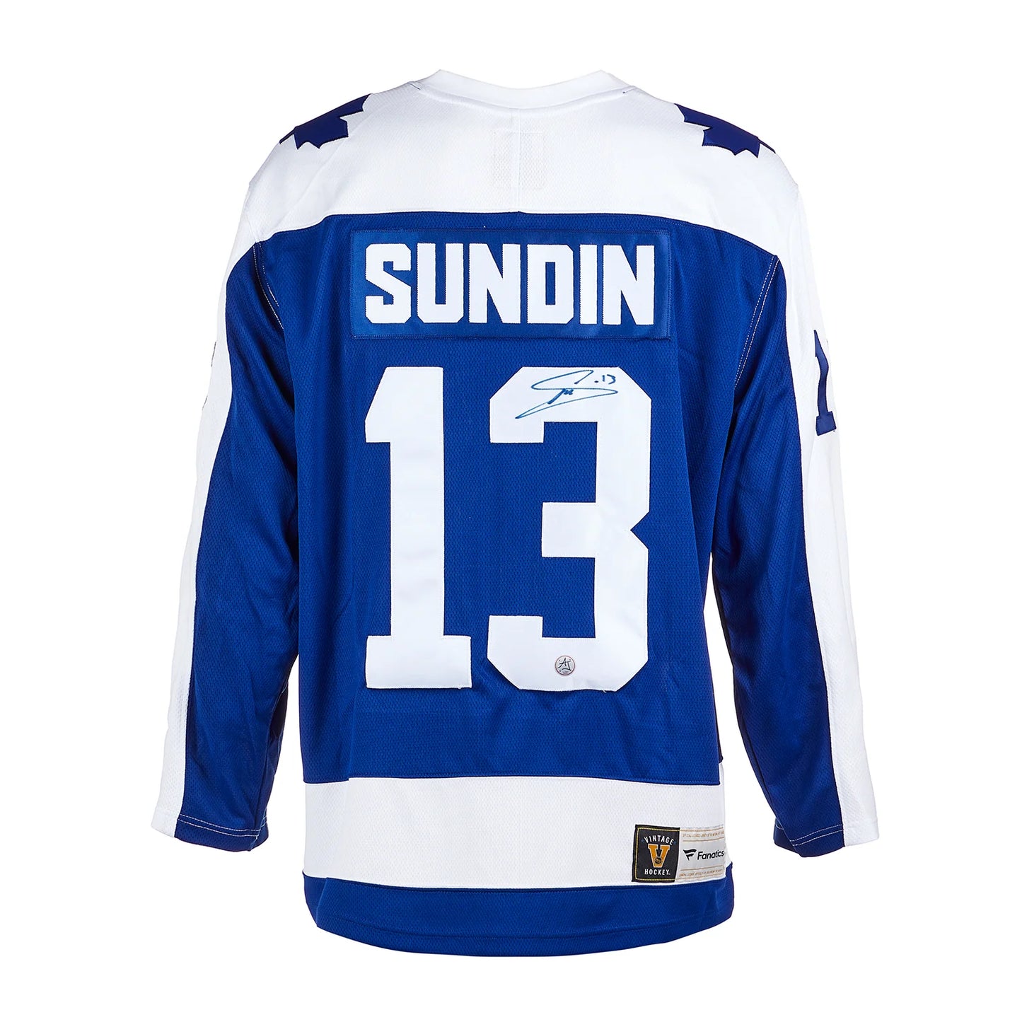 Mats Sundin Signed Toronto Maple Leafs Retro Fanatics Jersey