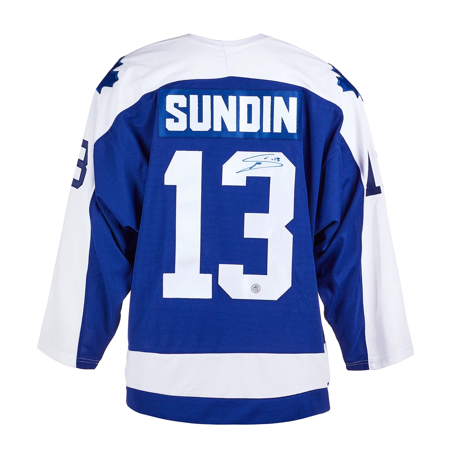 Mats Sundin Signed Toronto Maple Leafs Retro Mitchell & Ness Jersey