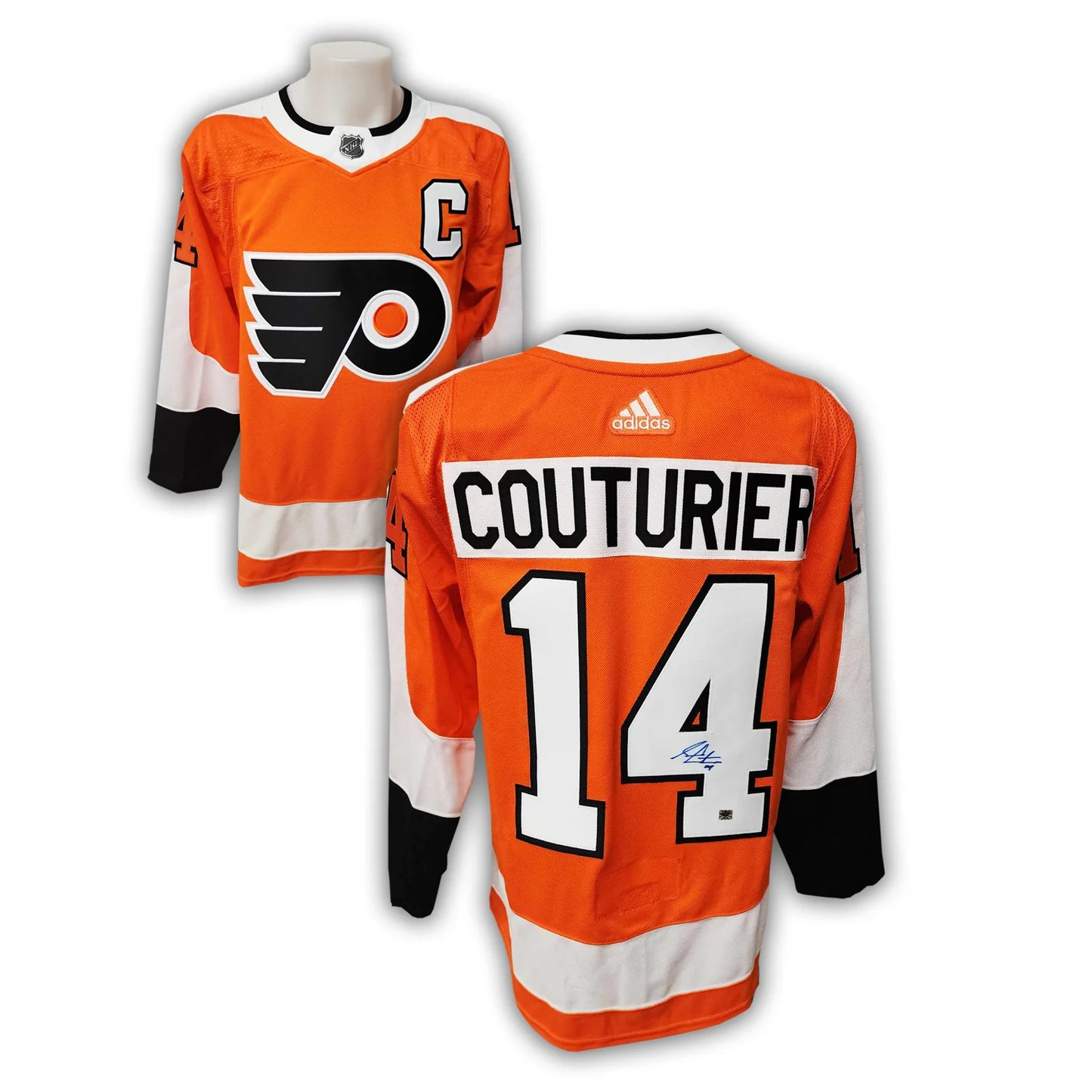 Sean Couturier Philadelphia Flyers Orange Adidas Jersey