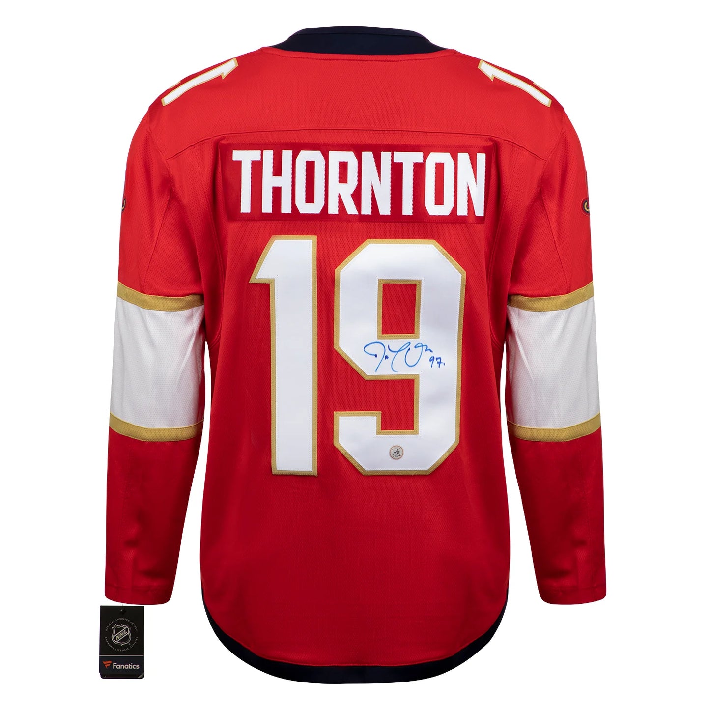 Joe Thornton Autographed Florida Panthers Red Fanatics Jersey