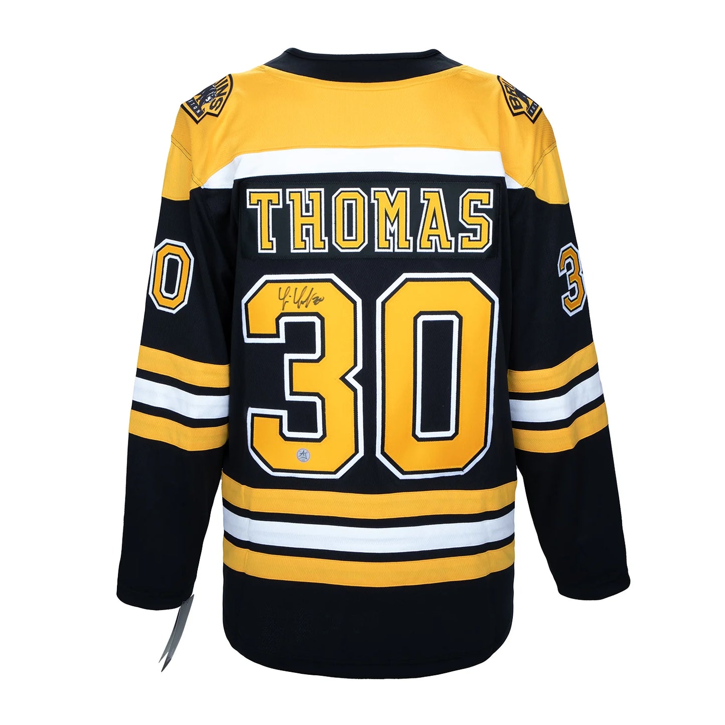Tim Thomas Autographed Boston Bruins Fanatics Jersey