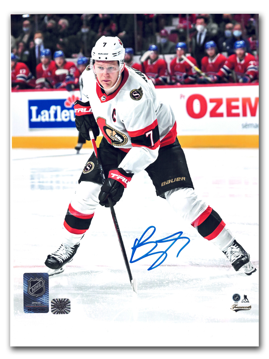 Brady Tkachuk Ottawa Senators Autographed Away 8x10 Photo