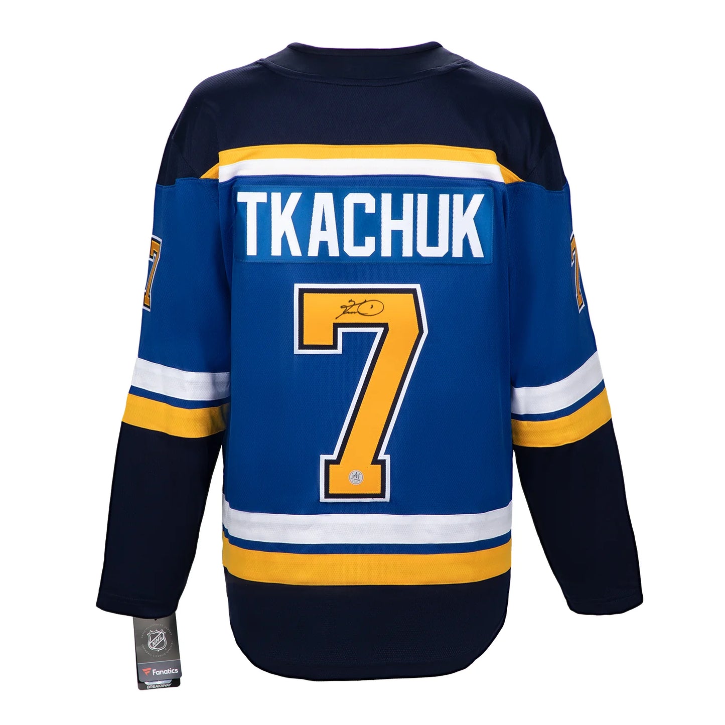 Keith Tkachuk Autographed St Louis Blues Fanatics Jersey