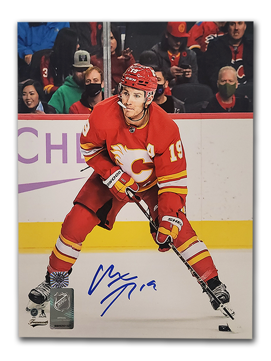 Matthew Tkachuk Calgary Flames Autographed Home 8x10 Photo