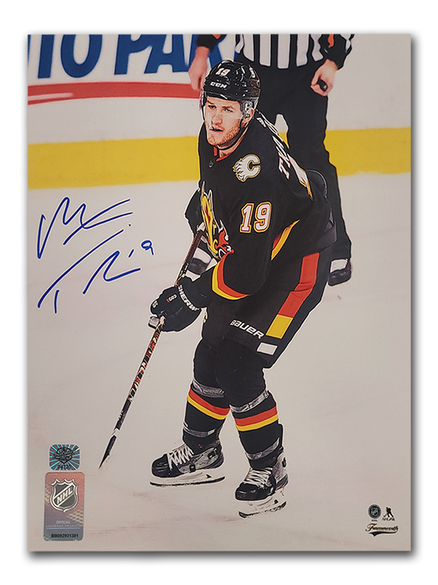 Matthew Tkachuk Calgary Flames Autographed Reverse Retro 8x10 Photo