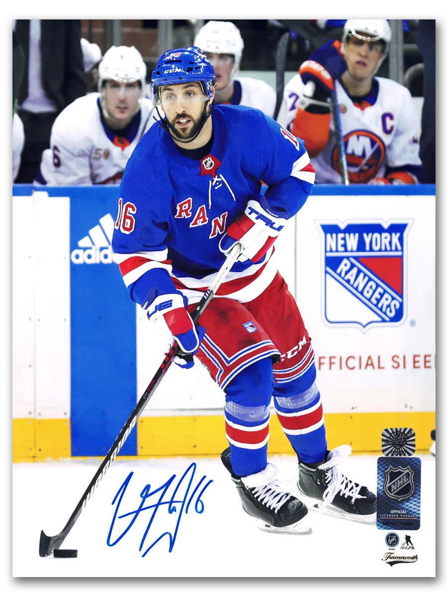 Vincent Trocheck Autographed New York Rangers Home 8x10 Photo