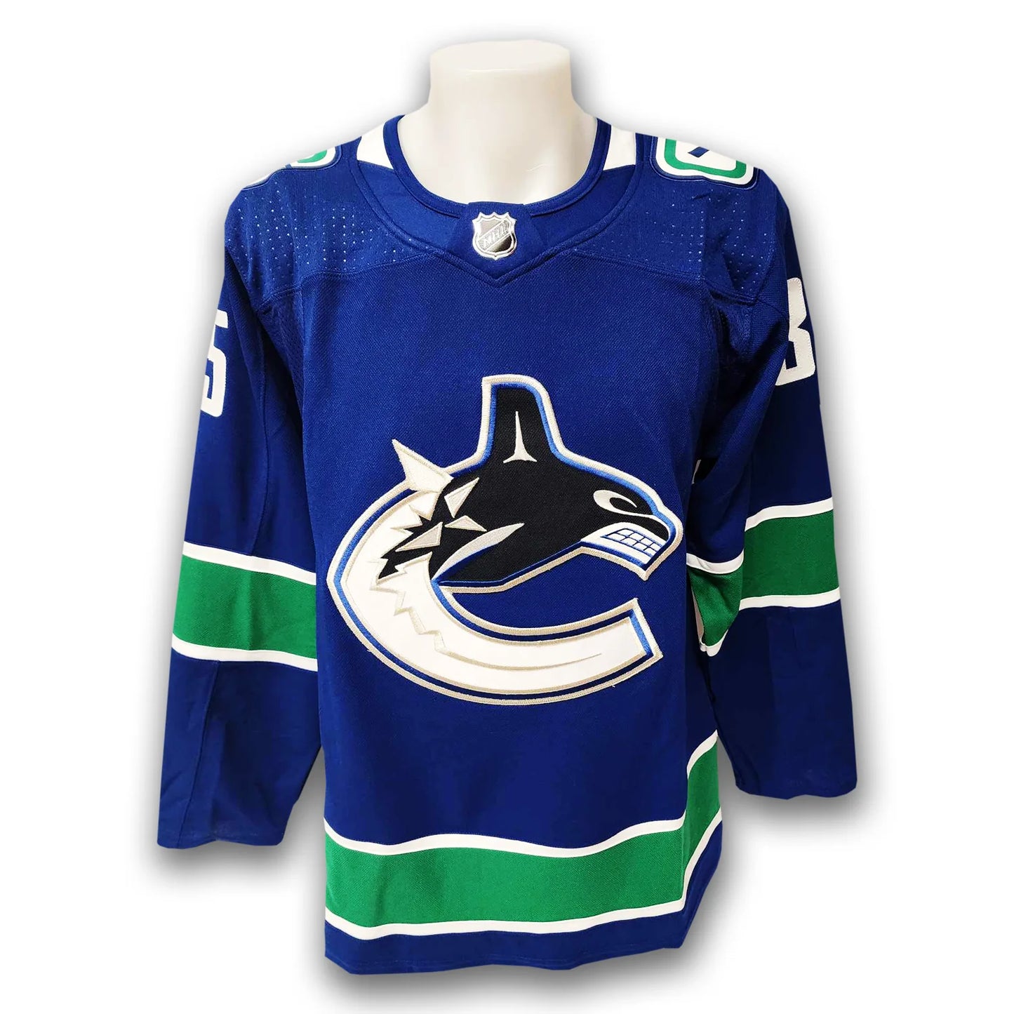 Thatcher Demko Vancouver Canucks Autographed Adidas Jersey