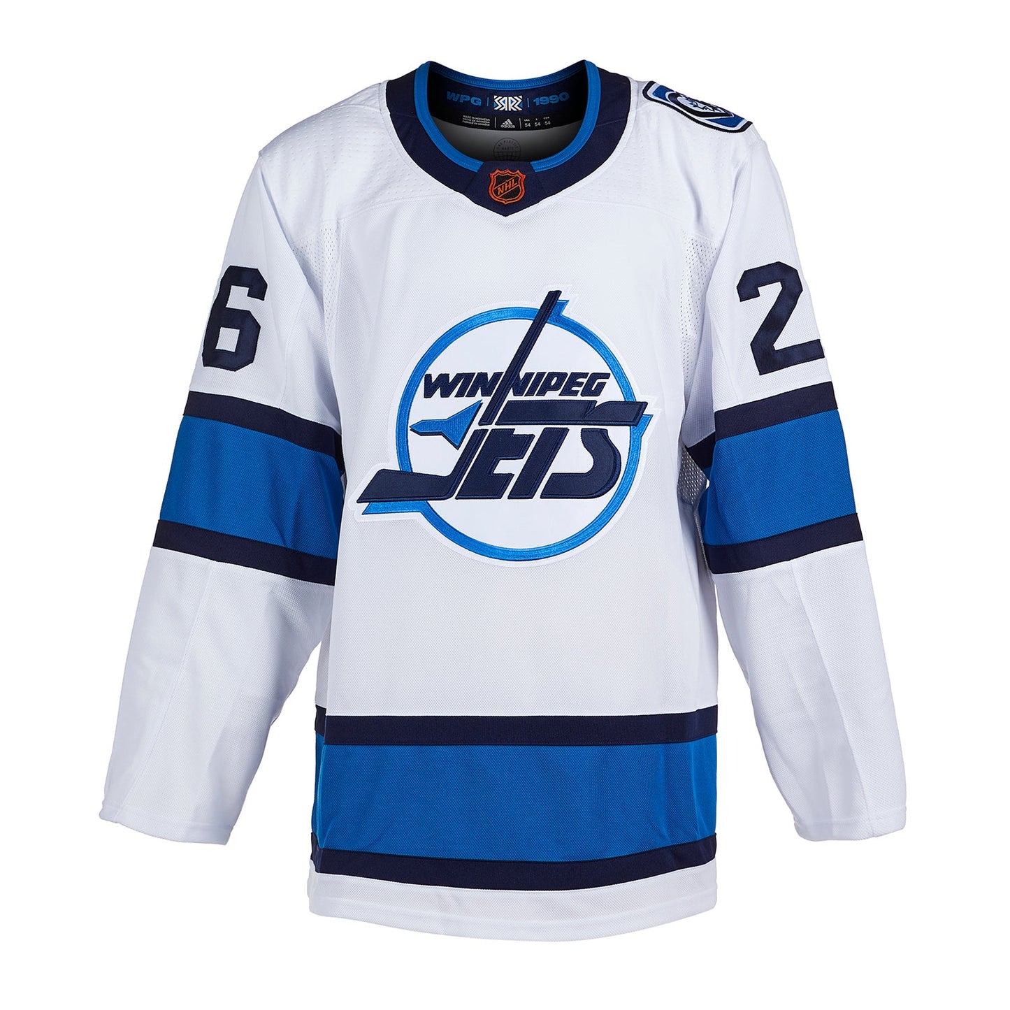 Blake Wheeler Signed Winnipeg Jets Reverse Retro 2.0 adidas Jersey
