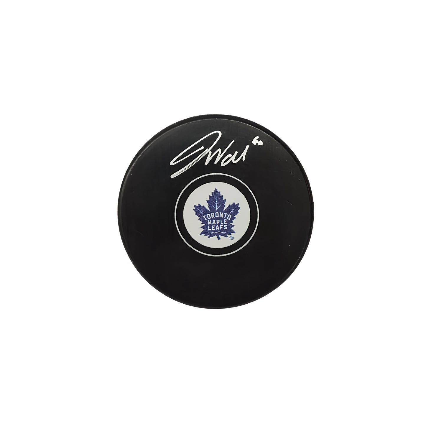 Joseph Woll Autographed Toronto Maple Leafs Hockey Puck
