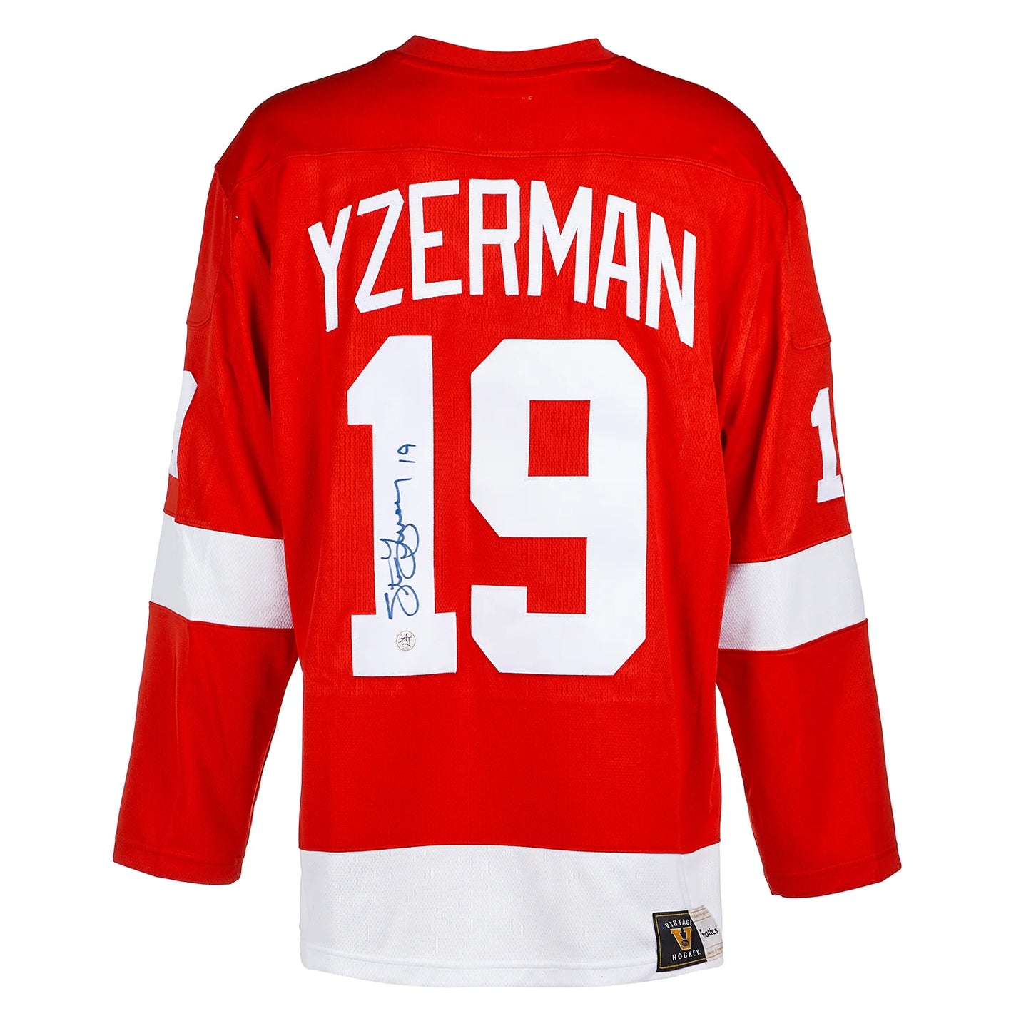 Steve Yzerman Detroit Red Wings Signed Retro Fanatics Jersey