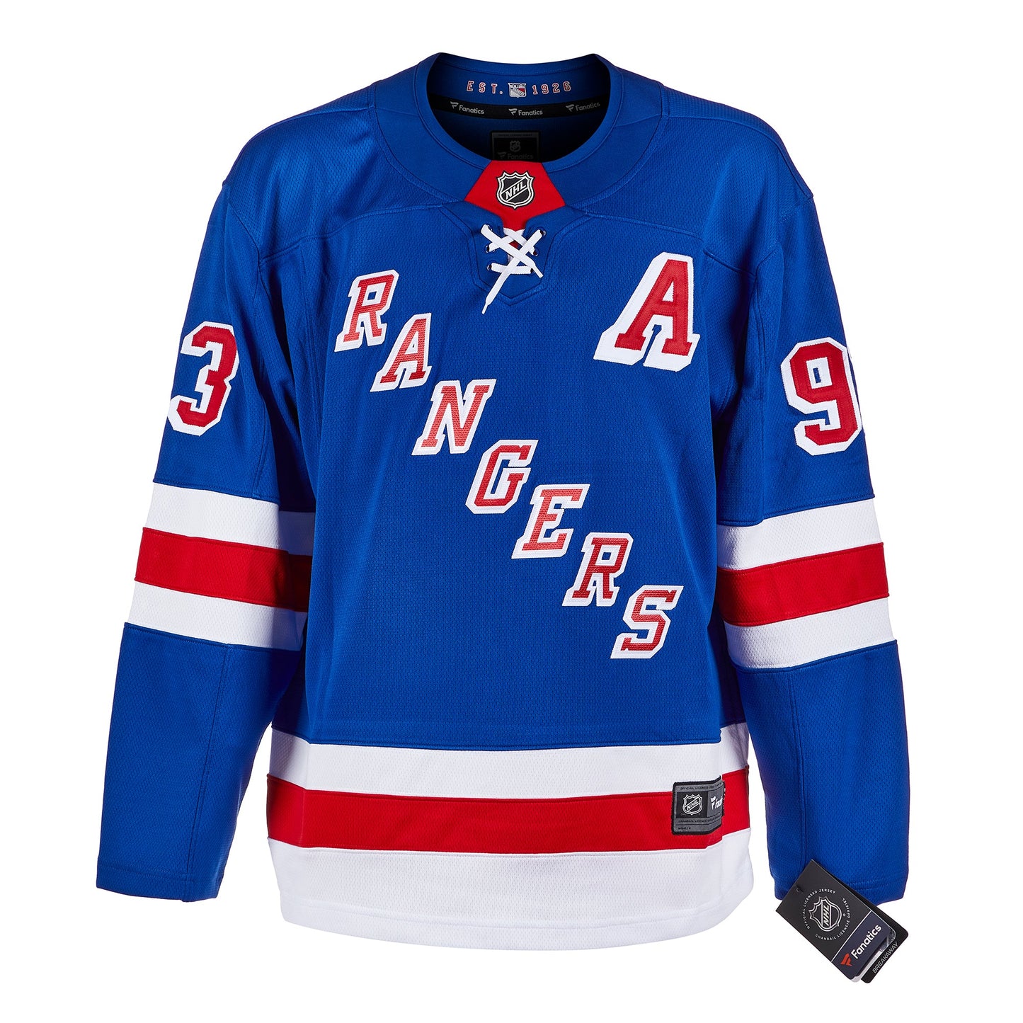 Mika Zibanejad New York Rangers Autographed Fanatics Jersey