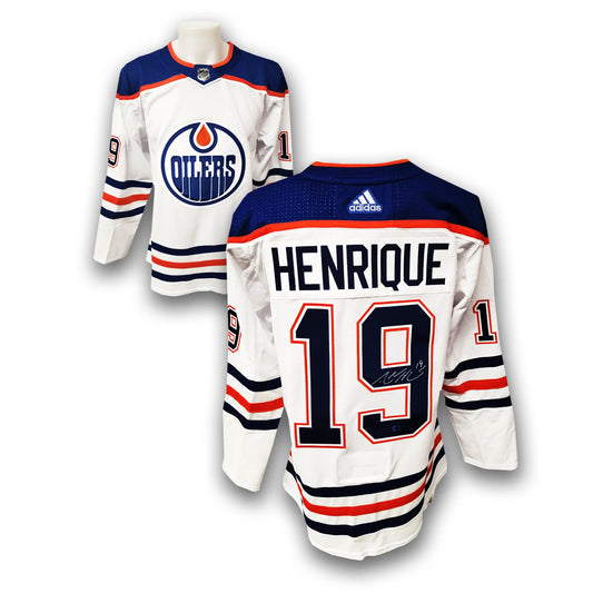 Adam Henrique Autographed Edmonton Oilers Away Adidas Jersey