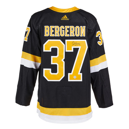 Patrice Bergeron Autographed Boston Bruins Alt Retro adidas Jersey
