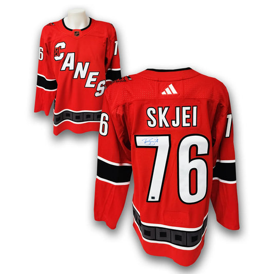 Brady Skjei Autographed Carolina Hurricanes Reverse Retro 2.0 Adidas Jersey