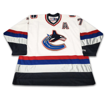Brendan Morrison Vancouver Canucks White Jersey Inscribed West Coast Express