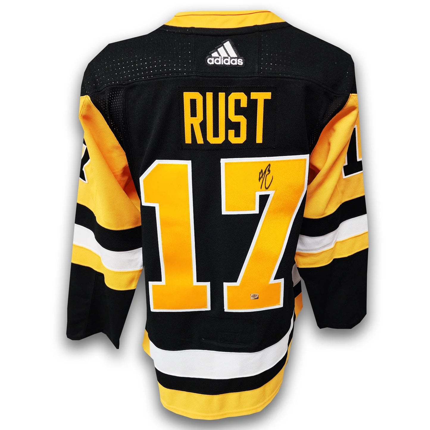 Bryan Rust Autographed Pittsburgh Penguins Home Adidas Jersey