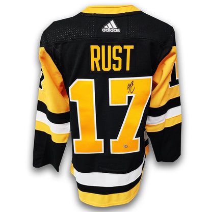 Bryan Rust Autographed Pittsburgh Penguins Home Adidas Jersey