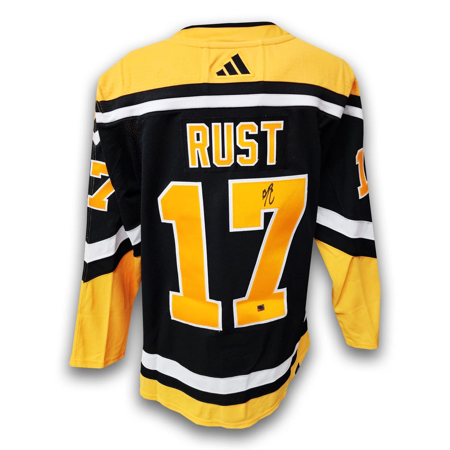 Bryan Rust Autographed Pittsburgh Penguins Reverse Retro 2.0 Adidas Jersey