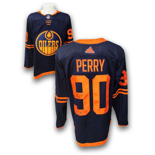 Corey Perry Autographed Edmonton Oilers Alternate Adidas Jersey