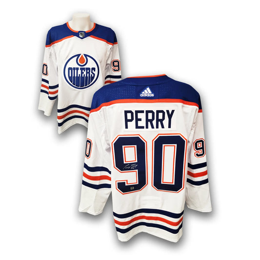 Corey Perry Autographed Edmonton Oilers Away Adidas Jersey