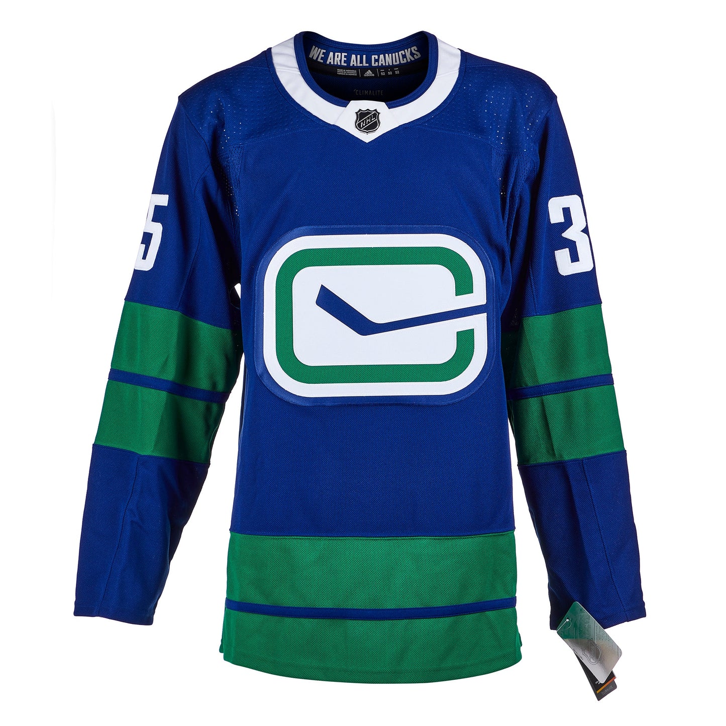 Thatcher Demko Signed Vancouver Canucks Alt Retro adidas Jersey