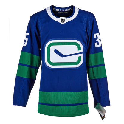 Thatcher Demko Signed Vancouver Canucks Alt Retro adidas Jersey