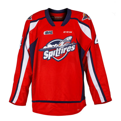 Taylor Hall Windsor Spitfires Autographed CHL Hockey Jersey