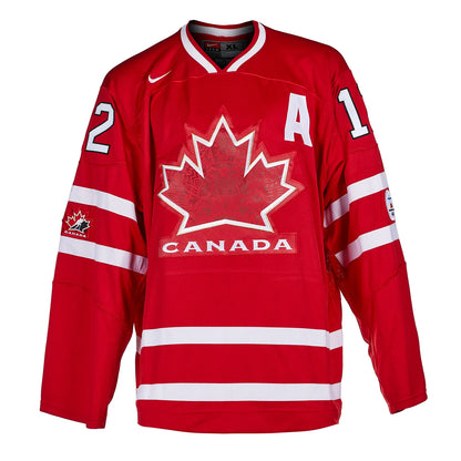 Jarome Iginla Team Canada Signed & Inscribed 2010 Gold Nike Jersey