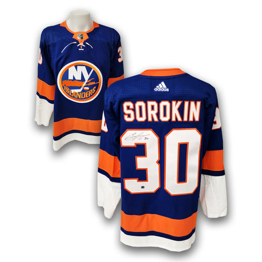 Ilya Sorokin Autographed New York Islanders Home Adidas Jersey