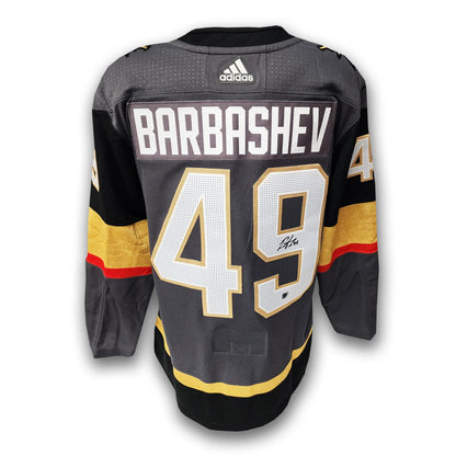 Ivan Barbashev Autographed Vegas Golden Knights Alternate Adidas Jersey