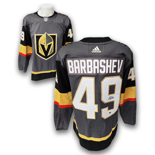 Ivan Barbashev Autographed Vegas Golden Knights Alternate Adidas Jersey