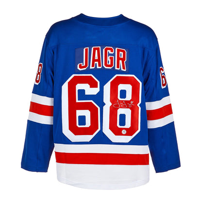 Jaromir Jagr Autographed New York Rangers Fanatics Jersey