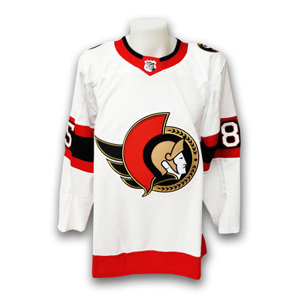 Jake Sanderson Autographed Ottawa Senators Away Adidas Jersey