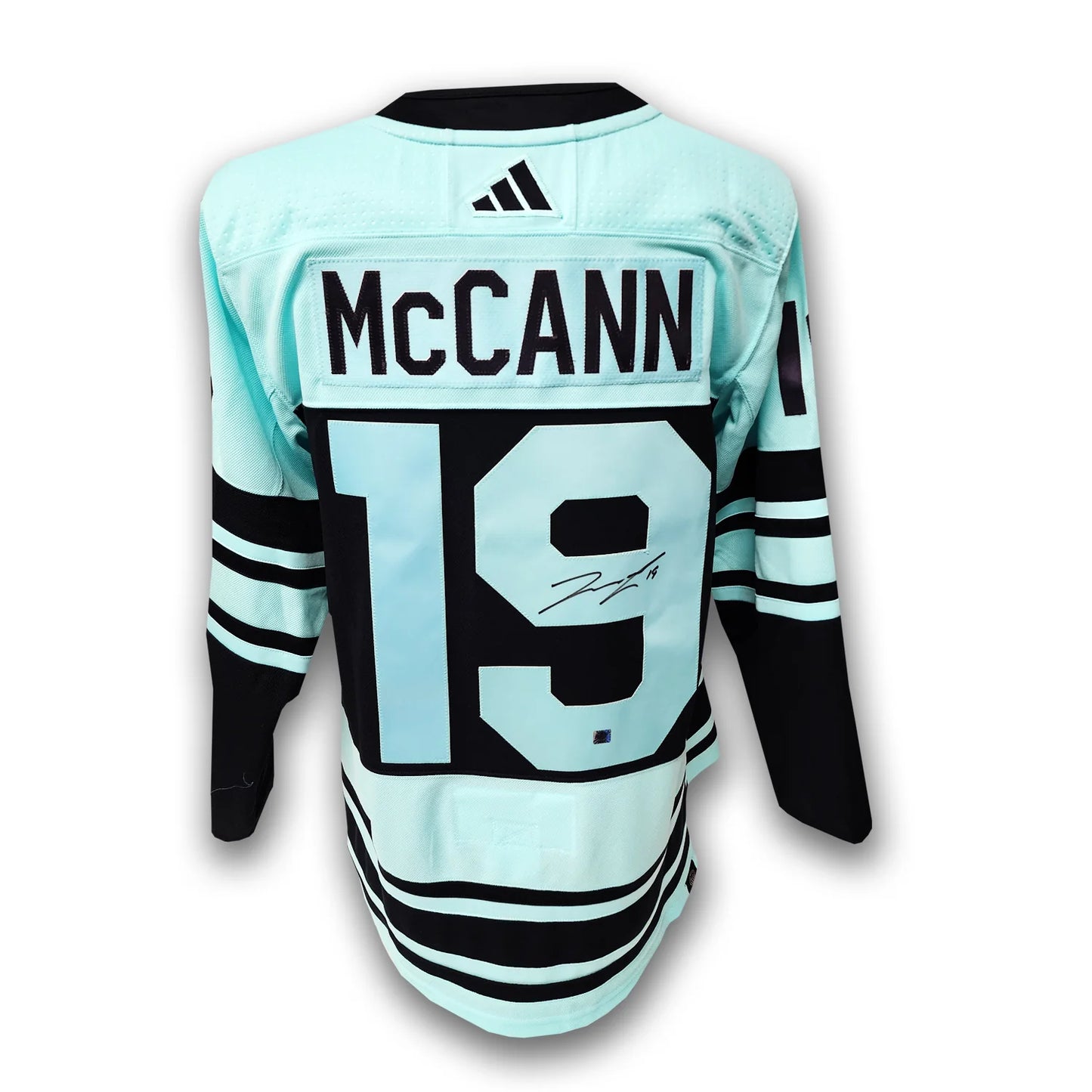 Jared McCann Autographed Seattle Kraken Reverse Retro 2.0 Adidas Jersey