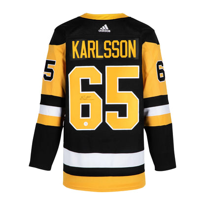 Erik Karlsson Autographed Pittsburgh Penguins Black adidas Jersey