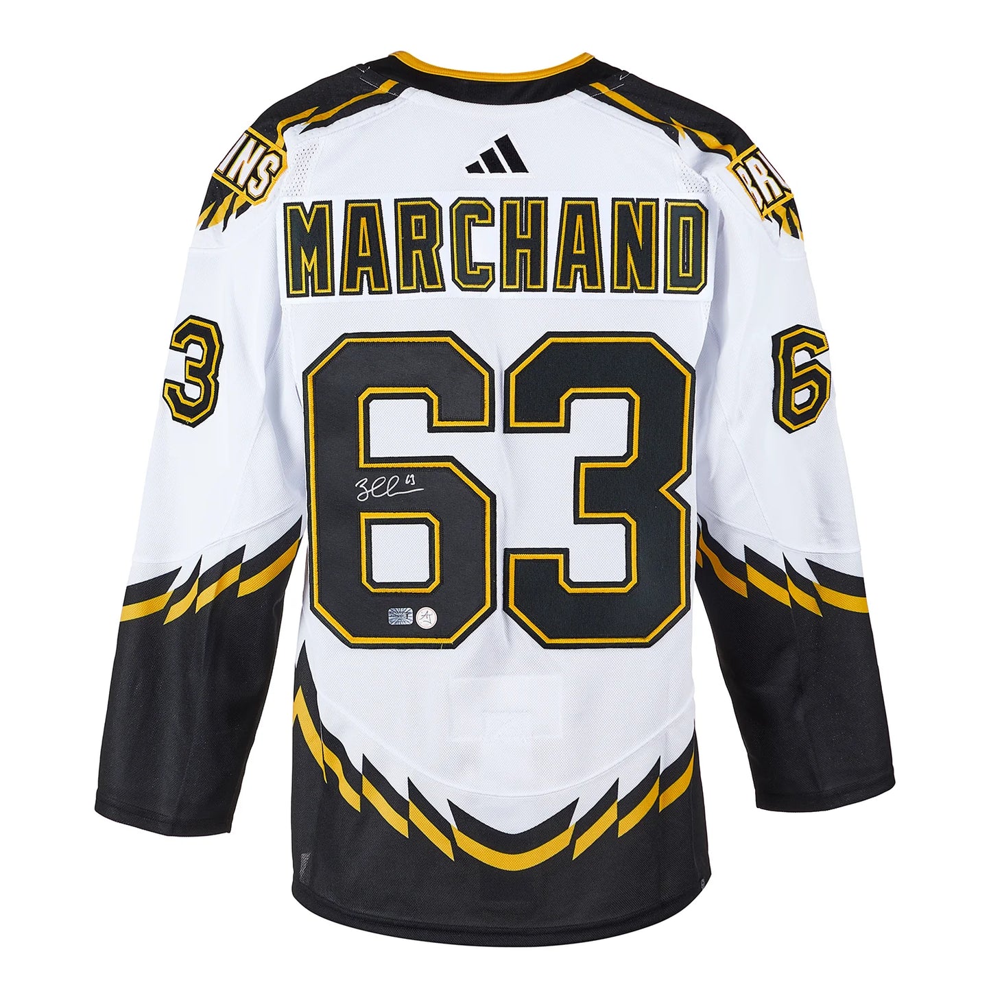 Brad Marchand Signed Boston Bruins Reverse Retro 2.0 adidas Jersey